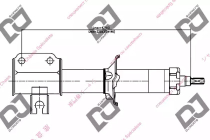 Амортизатор DJ PARTS DS1186GS